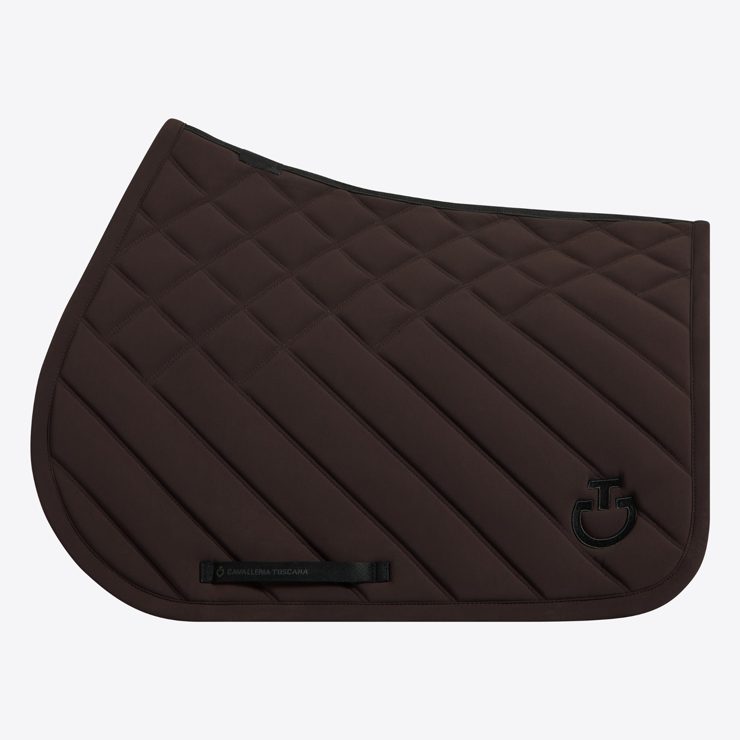 Cavalleria Toscana FW26 CT Diamonds and Lines Quilted Jumping Saddle Pad