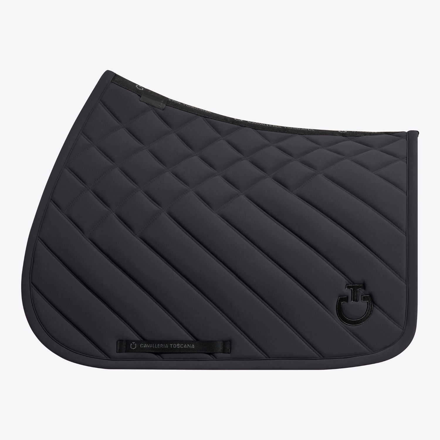 Cavalleria Toscana SS26 CT Diamonds and Lines Quilted Jumping Saddle Pad