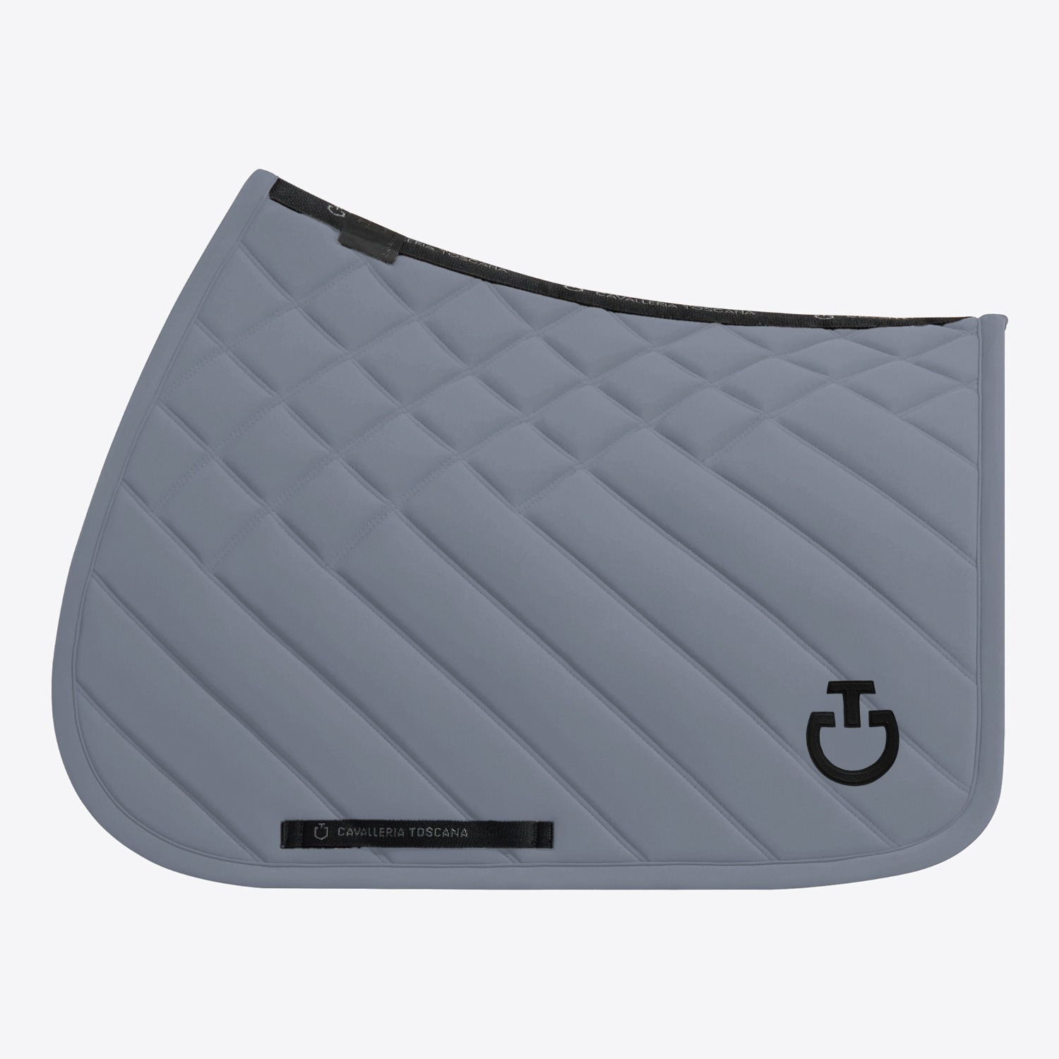 Cavalleria Toscana FW26 CT Diamonds and Lines Quilted Jumping Saddle Pad