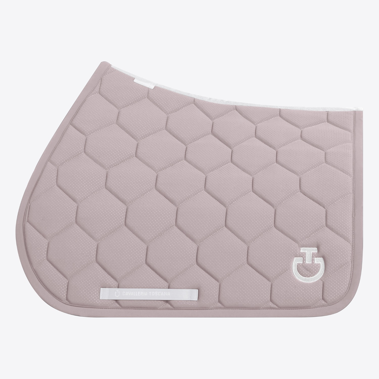 Cavalleria Toscana SS26 Quilted Jersey Perforated Jumping Saddle Pad