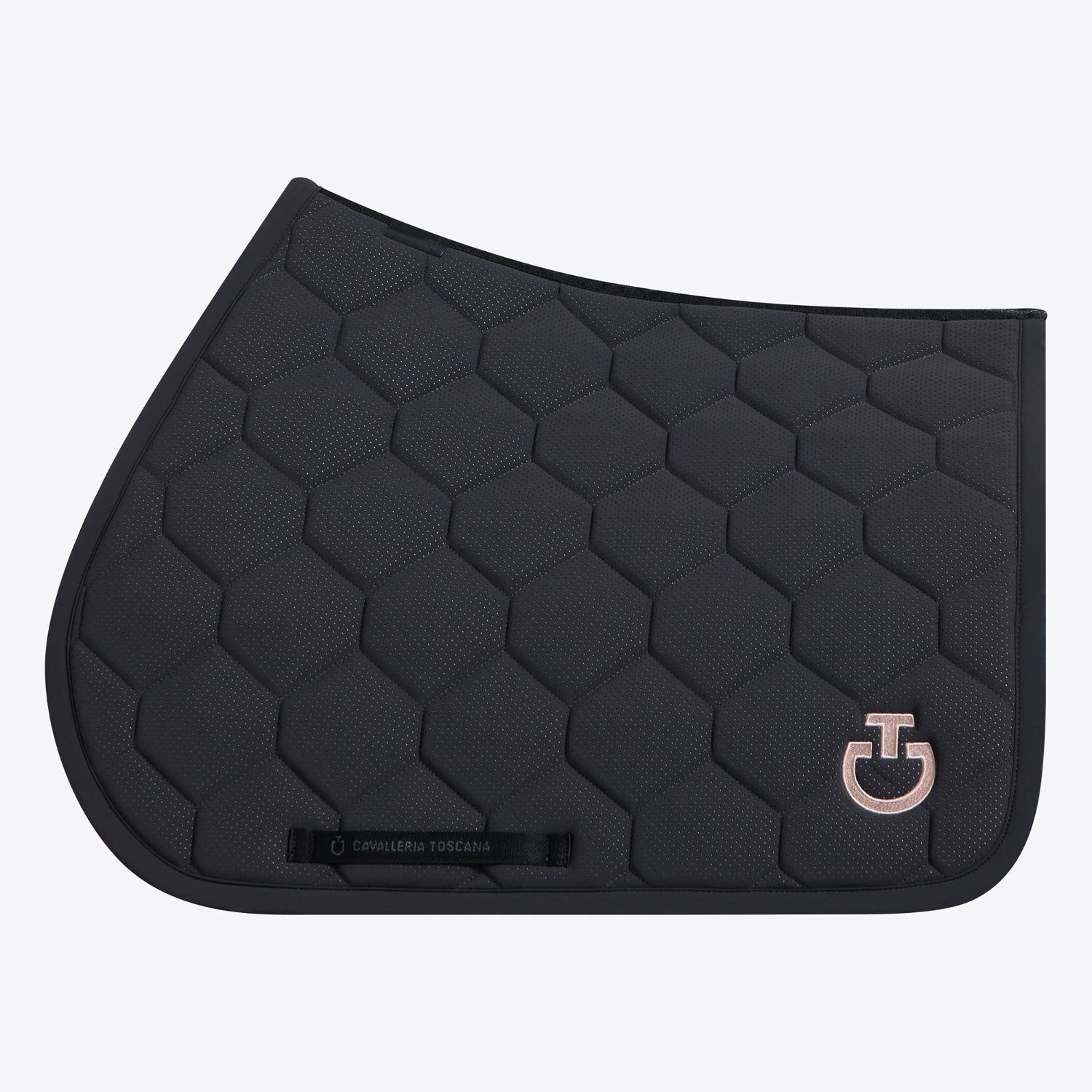 Cavalleria Toscana SS26 Quilted Jersey Perforated Jumping Saddle Pad