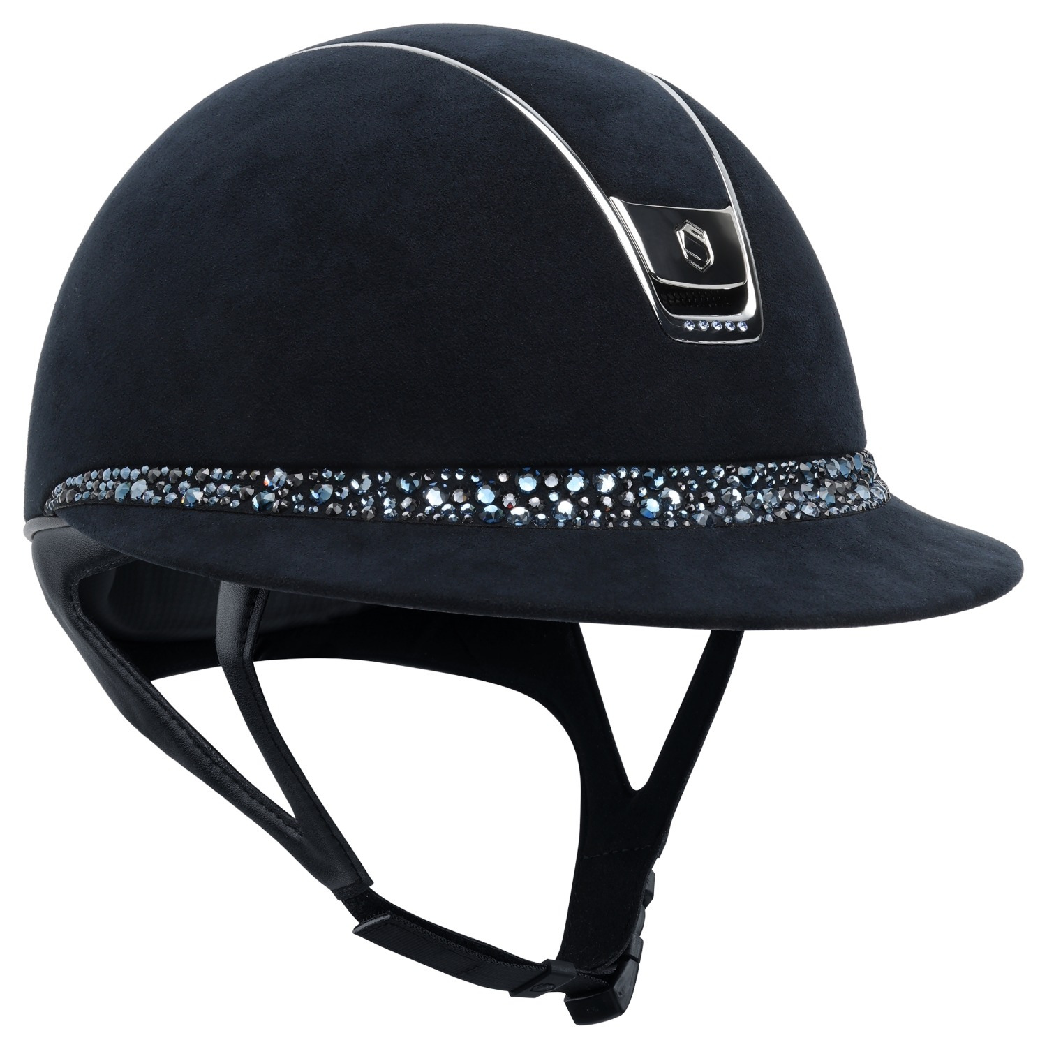 Samshield 2.0 Miss Shield Premium Blaues Alcantara Top Glacier Crystal Stirnband mit 5 Swarovski