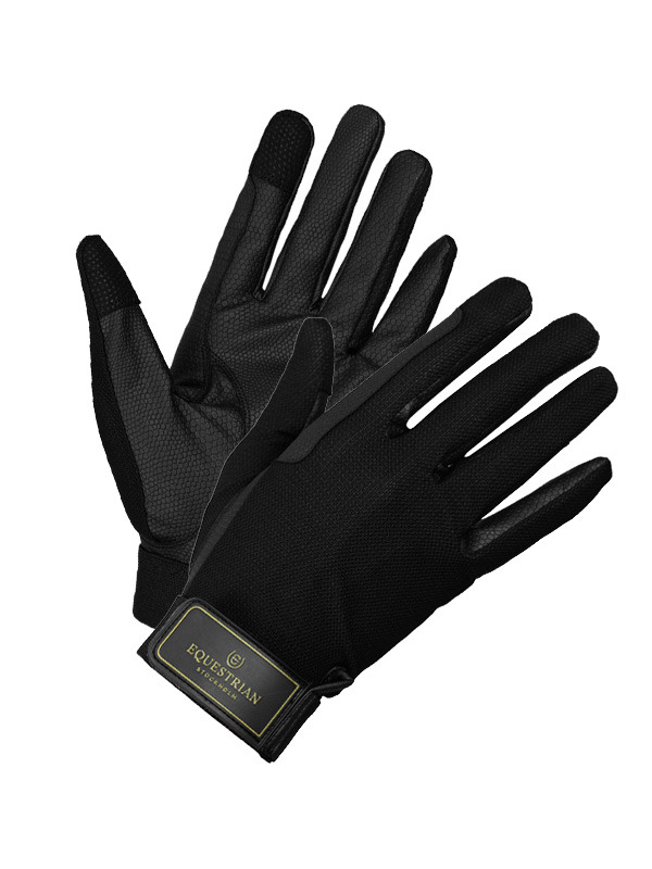 Equestrian Stockholm SS'24 Anemone Summer Gloves Black Gold