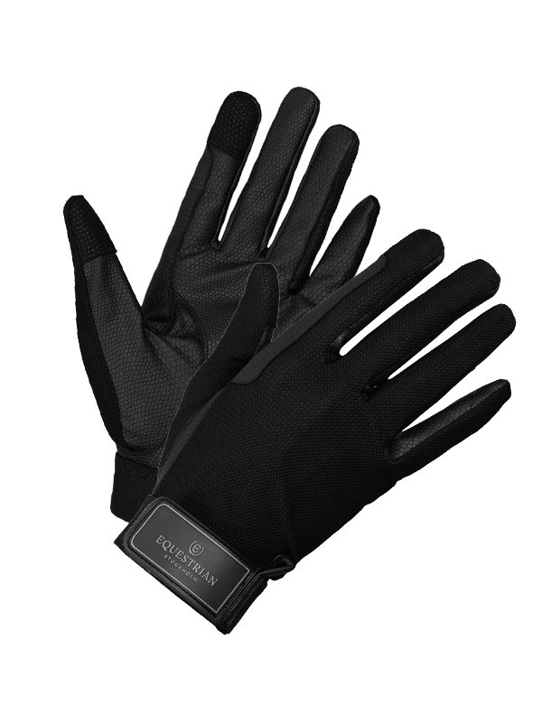 Equestrian Stockholm SS'24 Anemone Summer Gloves Black