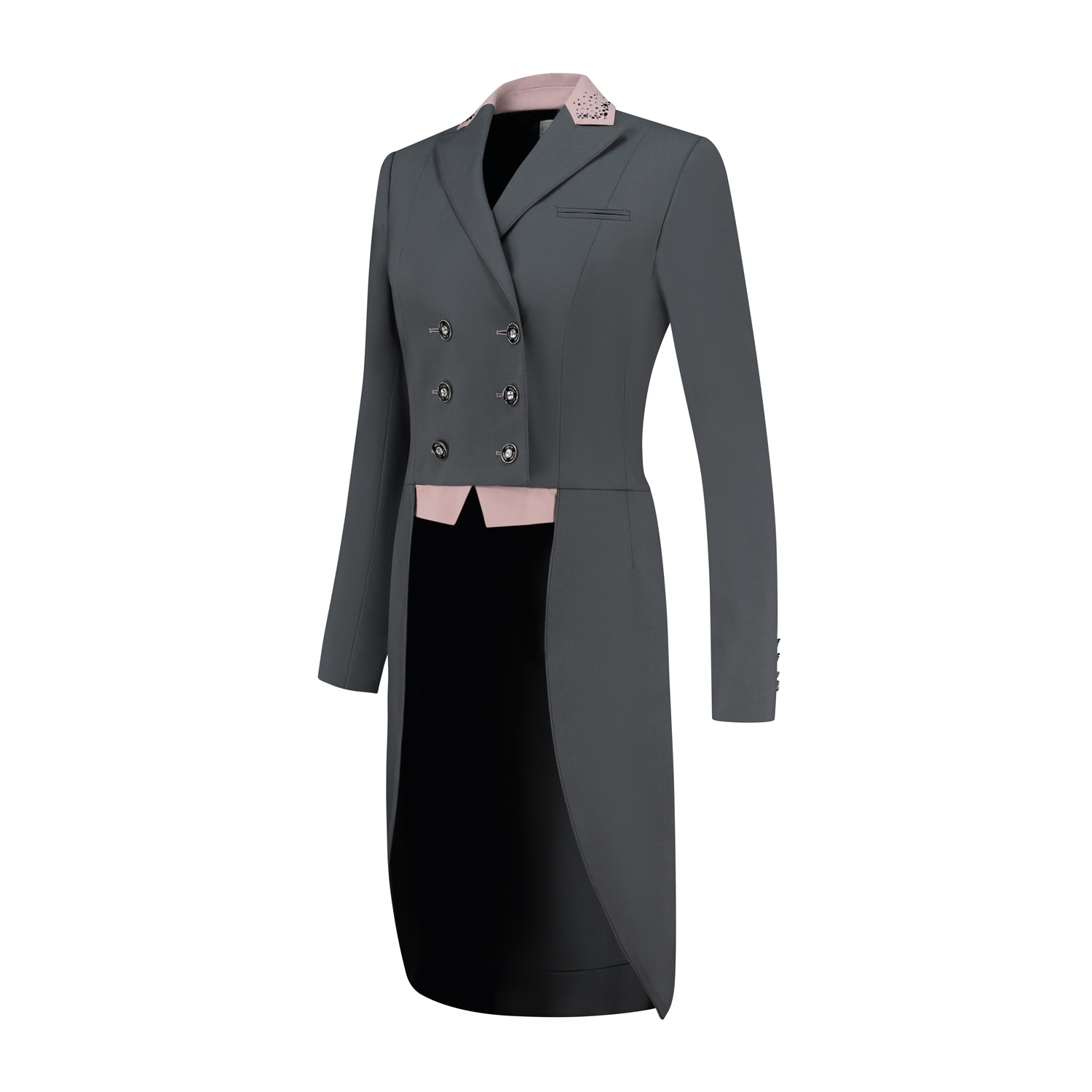 Juul C FW'23 Tailcoat Diamond Antracite Powder Pink