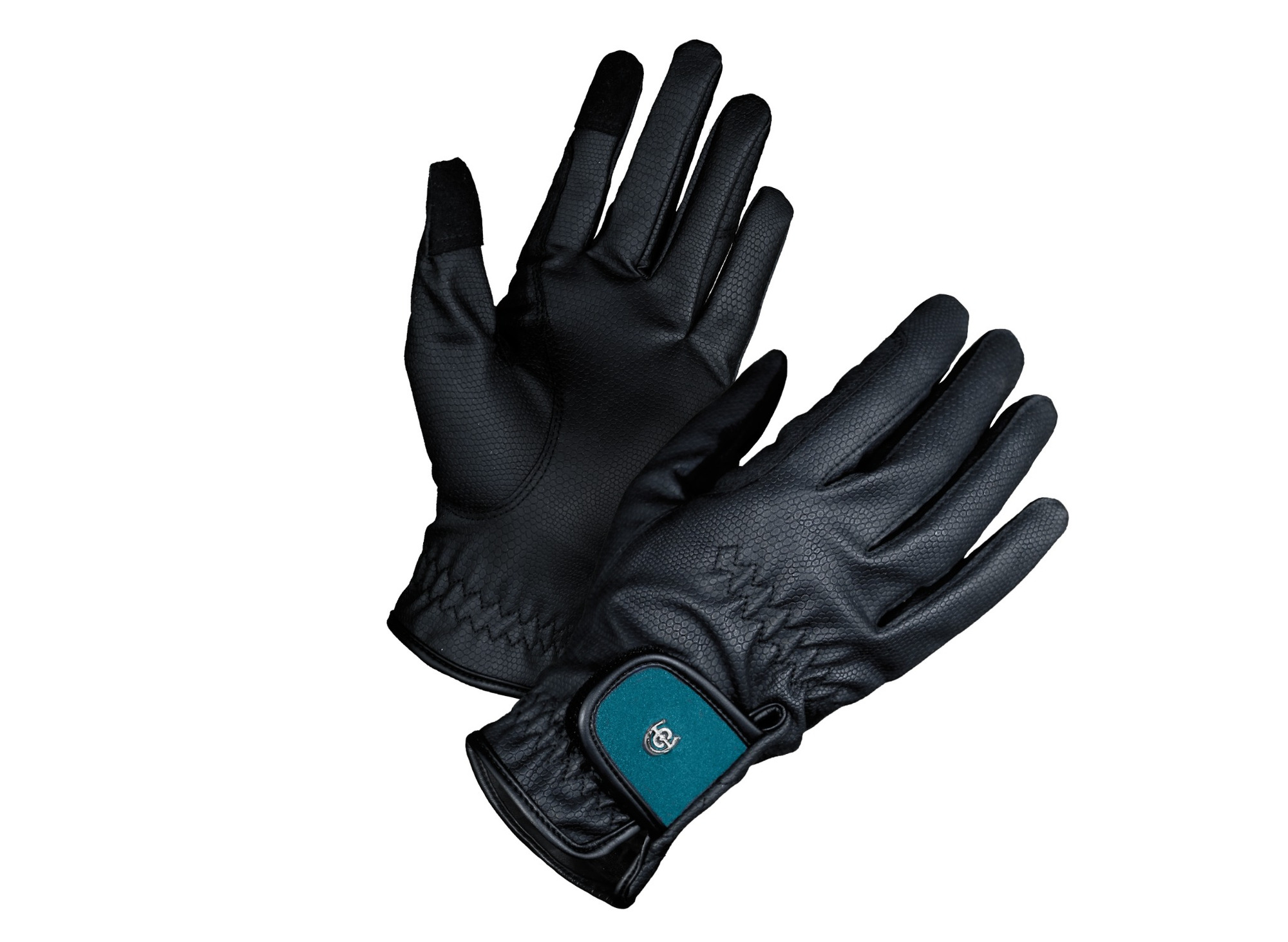 Equestrian Stockholm FW25 Teal Blue Gloves