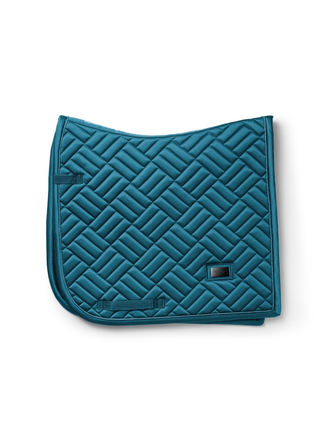 Equestrian Stockholm FW25 Teal Blue Modern Dressage Saddle Pad