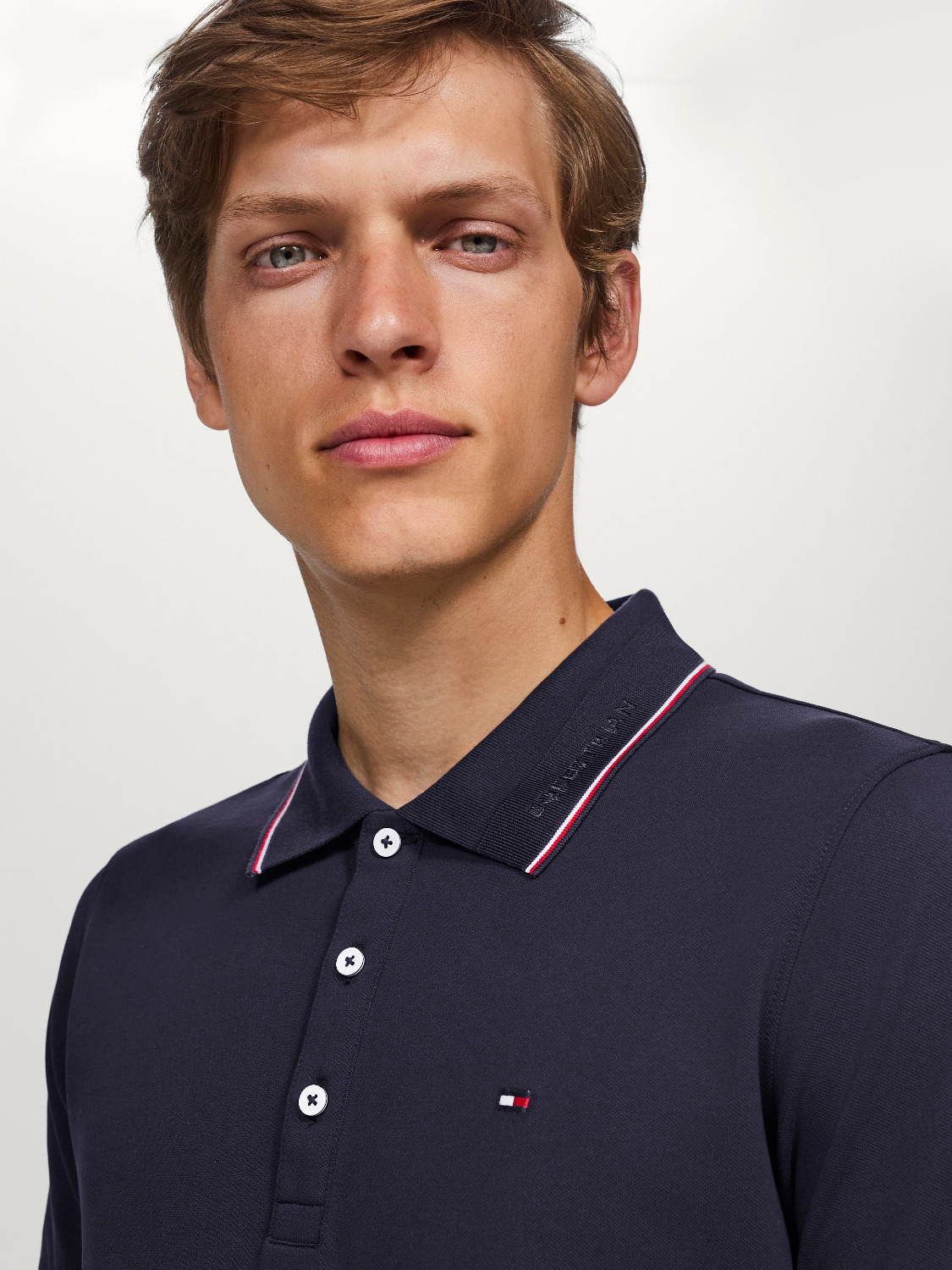 Tommy Hilfiger SS25 Heren Pique Trainingsshirt Harrison