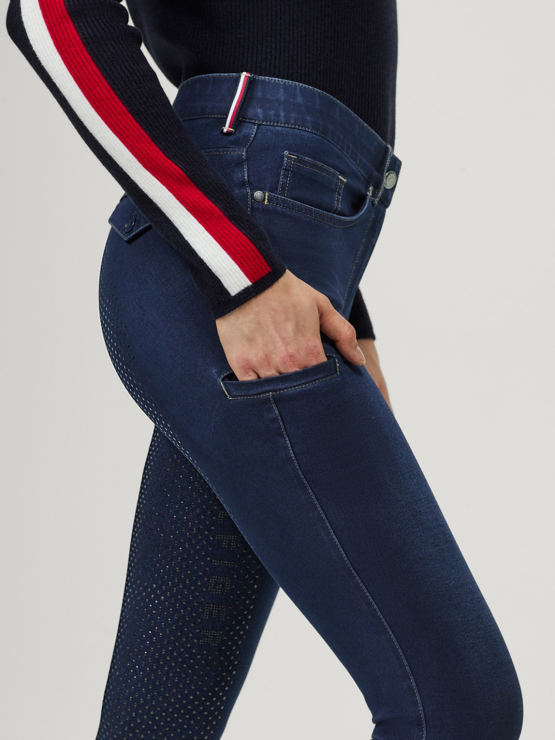 Tommy Hilfiger SS26 Hope Denim Riding Breeches