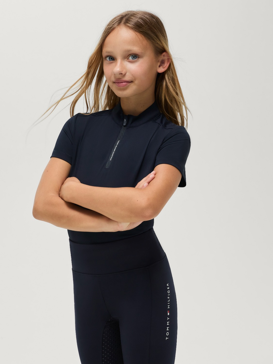 Tommy Hilfiger SS26 Palma 1/4 Zip Training Top Young Rider