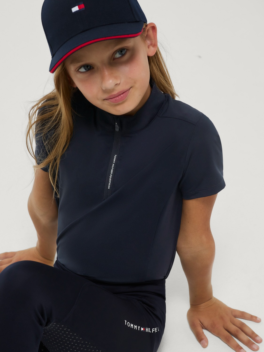 Tommy Hilfiger SS26 Palma 1/4 Zip Training Top Young Rider