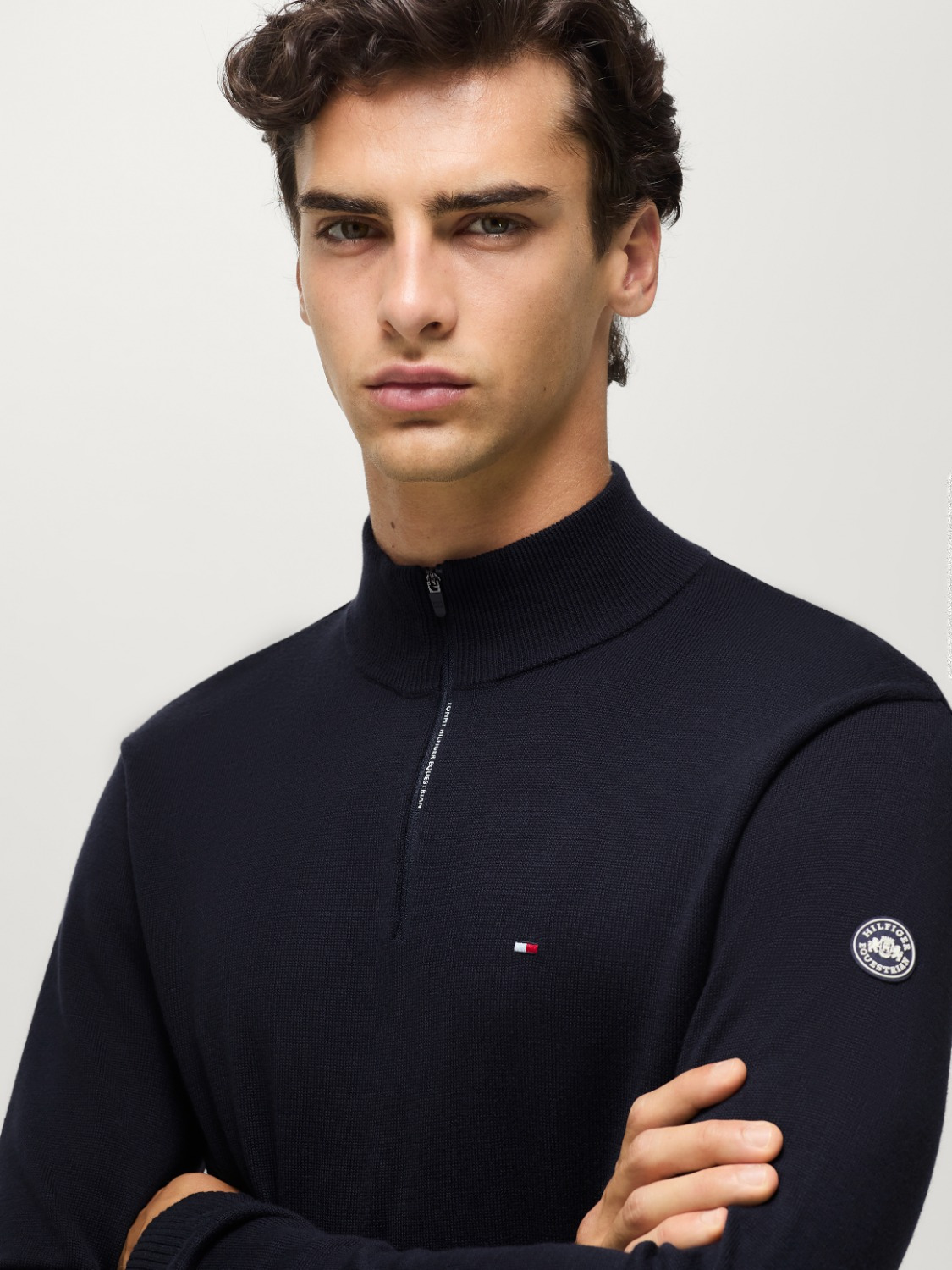 Tommy Hilfiger SS26 Heren Irvine 1/4 Zip Sweater