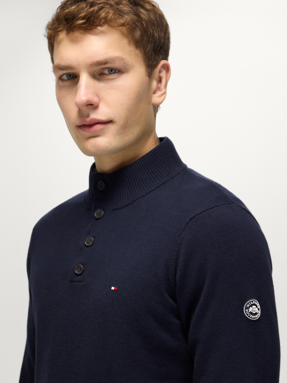 Tommy Hilfiger FW26 Heren 1/4 Button Sweater Scott