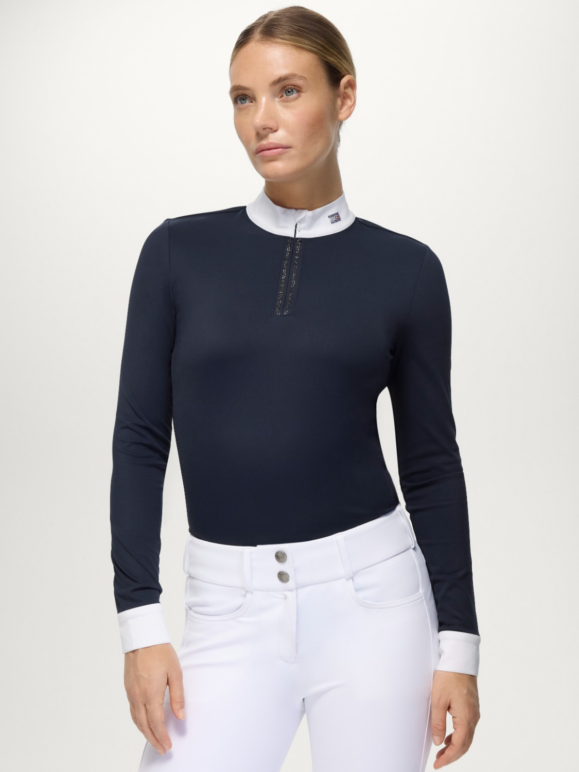 Tommy Hilfiger FW26 Wedstrijdshirt Monica Rhinestone