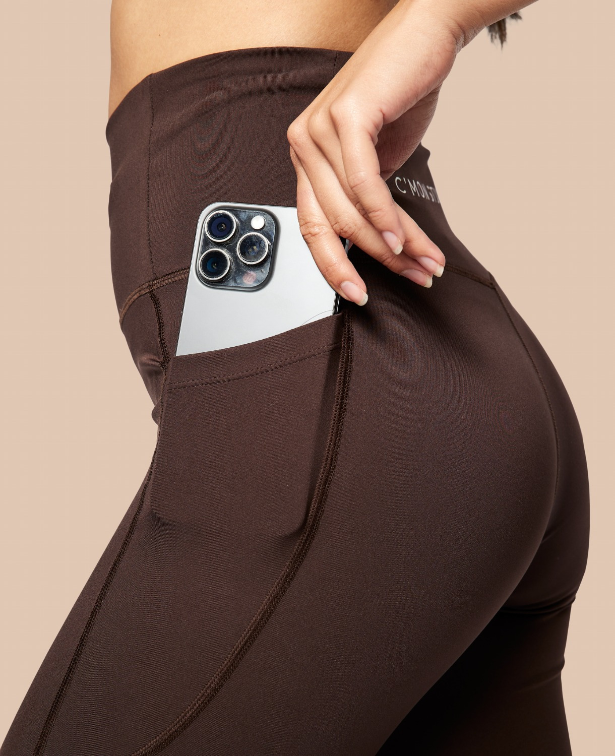 C'MON STUDIO Leggings mit Seitentaschen