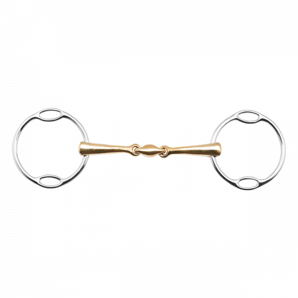 Busse Double-Broken Anatomical Soft-Ring Loose Ring Snaffle Kaugan 16 mm