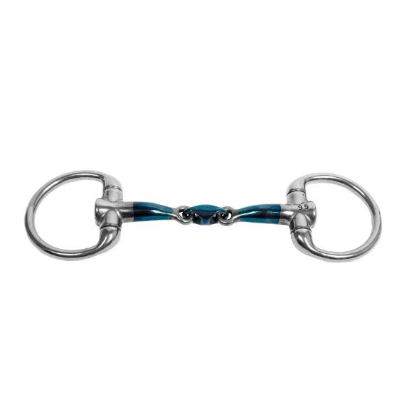 Trust Sweet Iron double-jointed eggbutt snaffle pony bit 12 mm