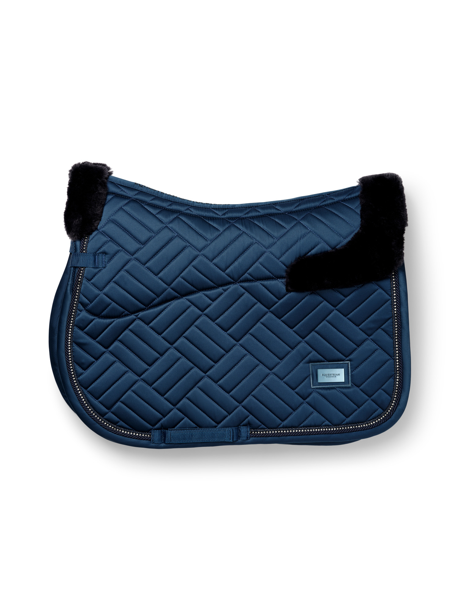 Equestrian Stockholm Holiday Collection Springdekje Vegan Fur Crystal Blue Meadow