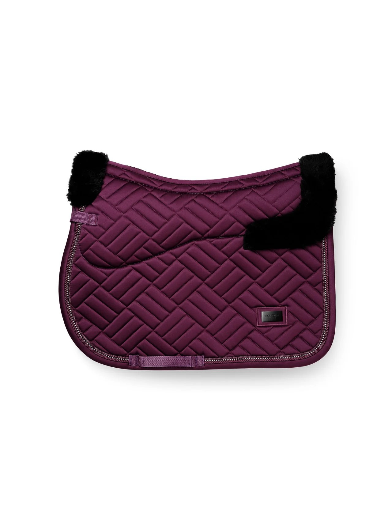 Equestrian Stockholm Holiday Collection Springdekje Vegan Fur Crystal Mauve Wine