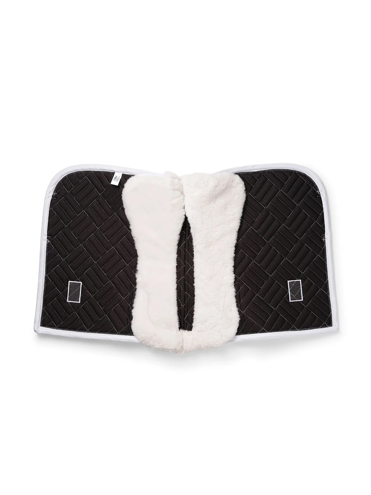 Equestrian Stockholm Holiday Collection Dressuurdekje Vegan Fur Crystal White