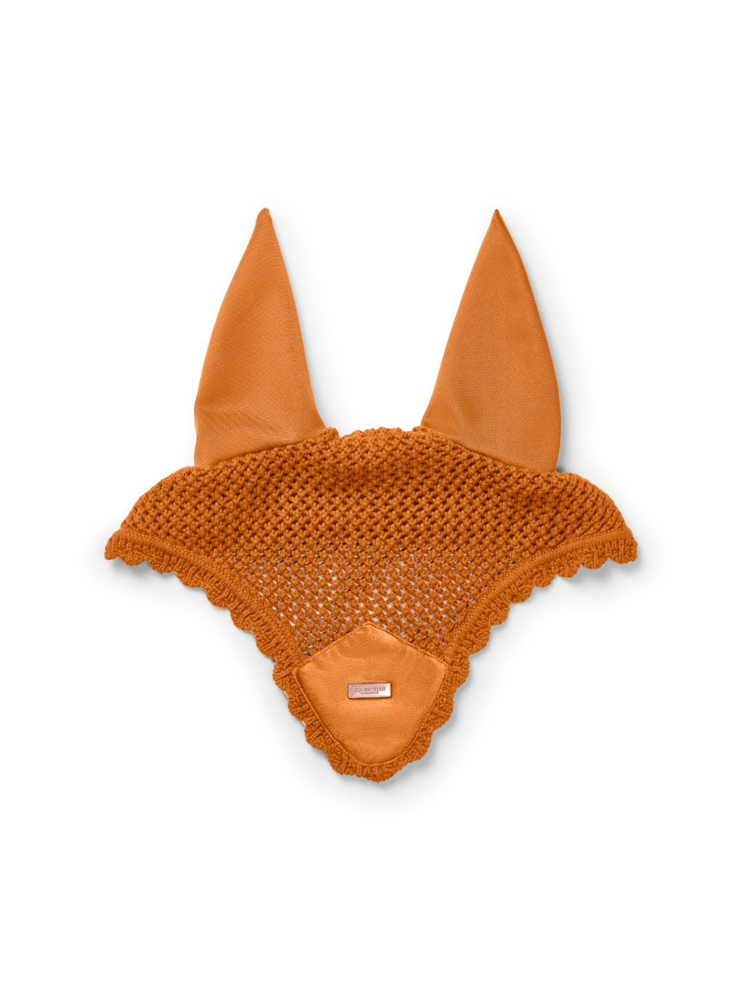 Equestrian Stockholm Velvet Chestnut Ear Bonnet