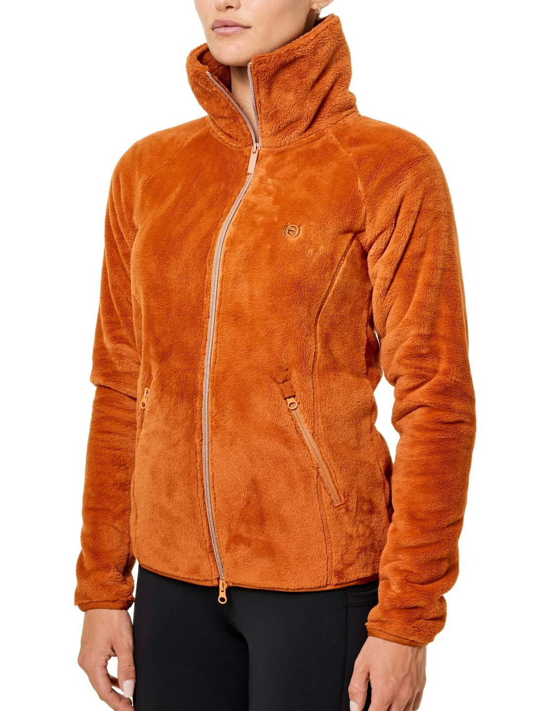 Equestrian Stockholm Velvet Chestnut Fleece Jacket