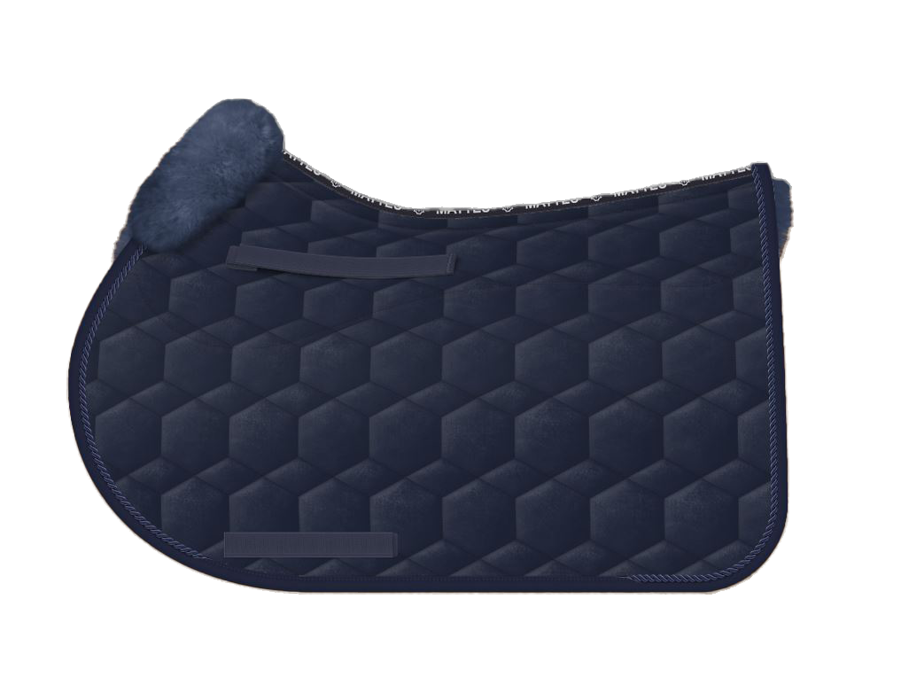 Mattes Half lined Velvet Navy schabracke