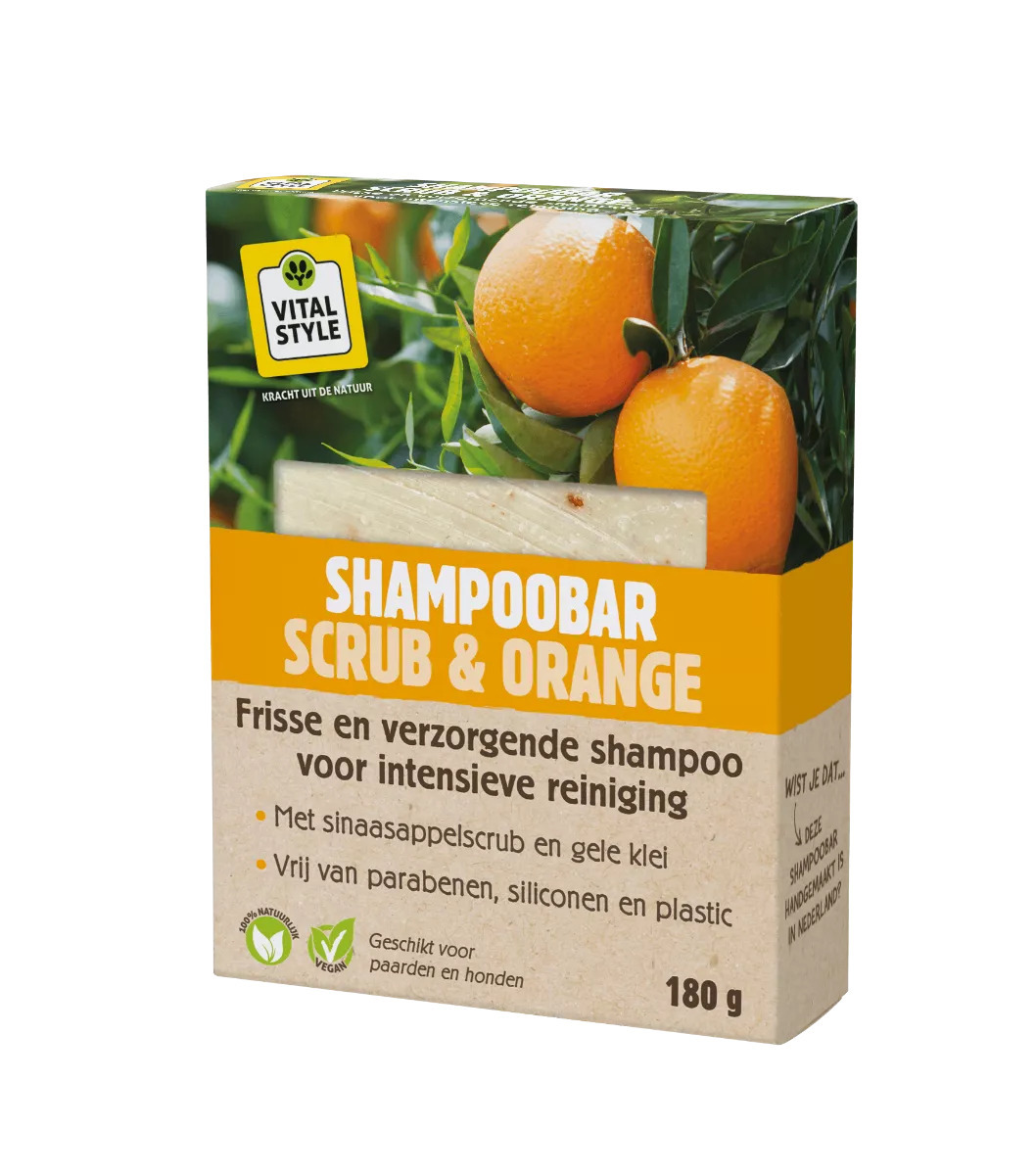 VitalStyle Shampoobar Scrub & Orange