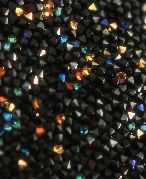 Kask Star Lady Pure Shine 2.0 Zwart Crystals Midnight Mixture Vulcano