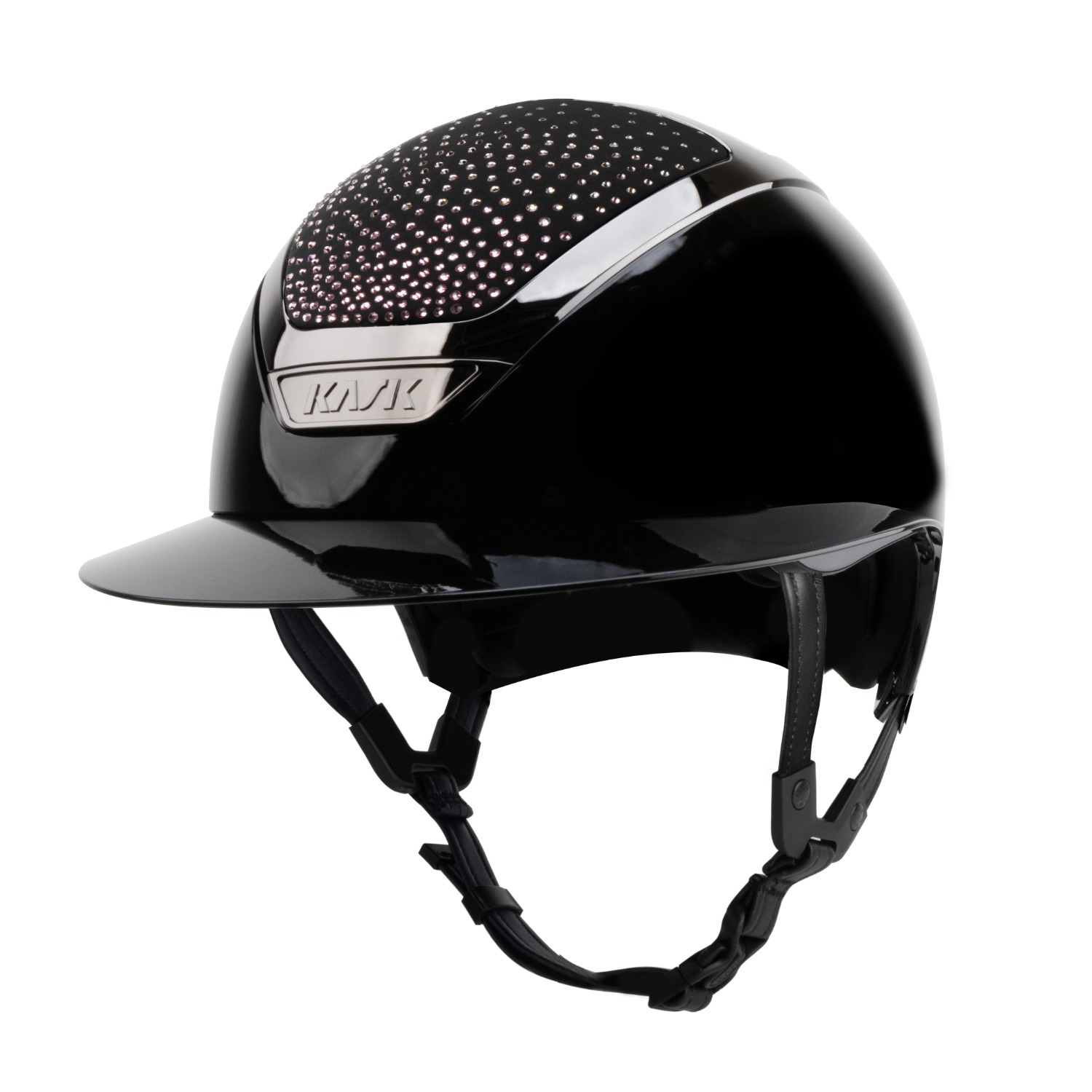 Kask Star Lady Pure Shine Chrome 2.0 Black Crystals Waterfence Vintage Rose Mix