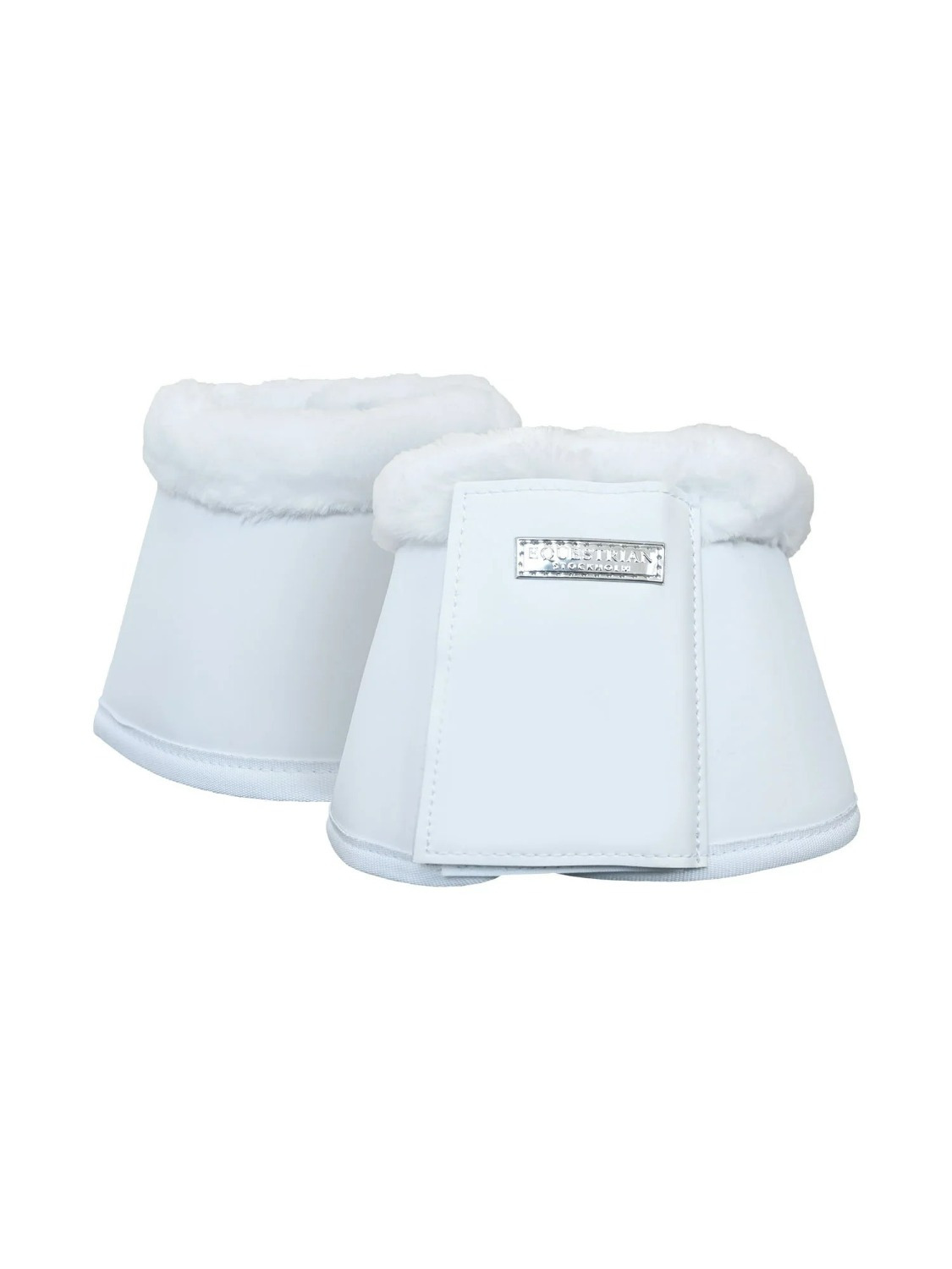 Equestrian Stockholm White Silver Bell Boots