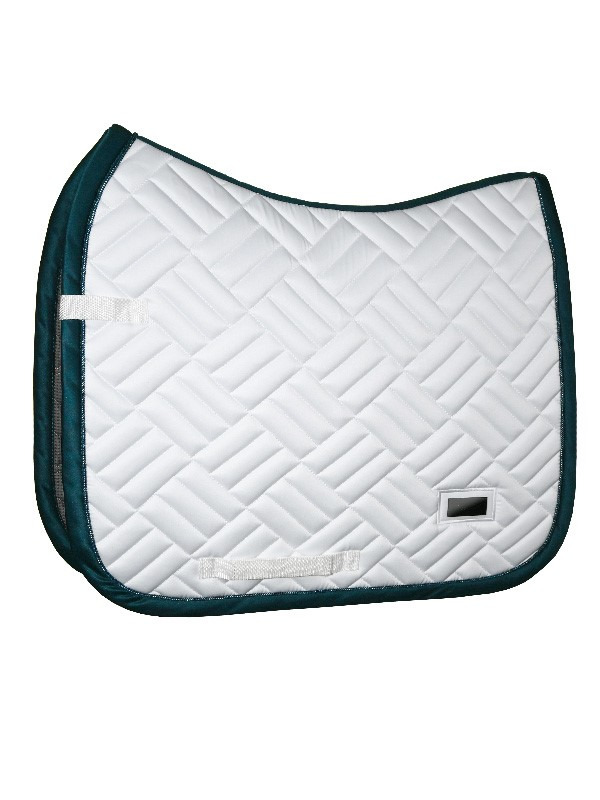 Equestrian Stockholm SS'24 Dramatic Monday Modern White Dressage Saddlepad