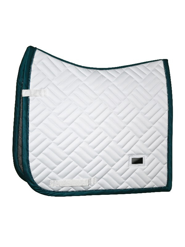 Equestrian Stockholm SS'24 Dramatic Monday Modern White Dressage Saddlepad
