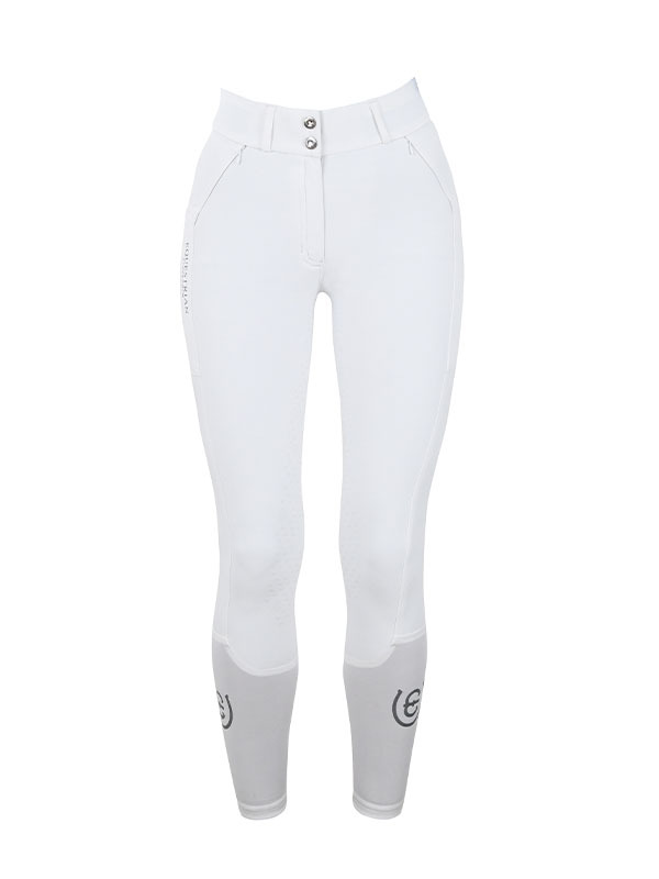 Equestrian Stockholm Elite Jump breeches White knee grip