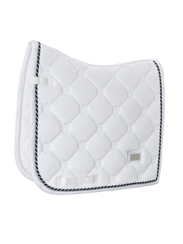 Equestrian Stockholm dressage pad White Perfection