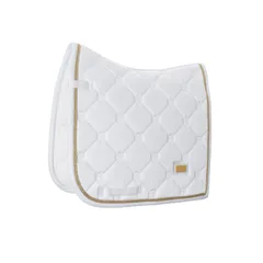 Equestrian Stockholm Dressur Schabracke White perfection Gold
