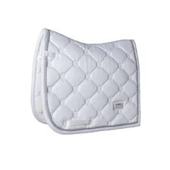 Equestrian Stockholm Dressur Schabracke White perfection Silber