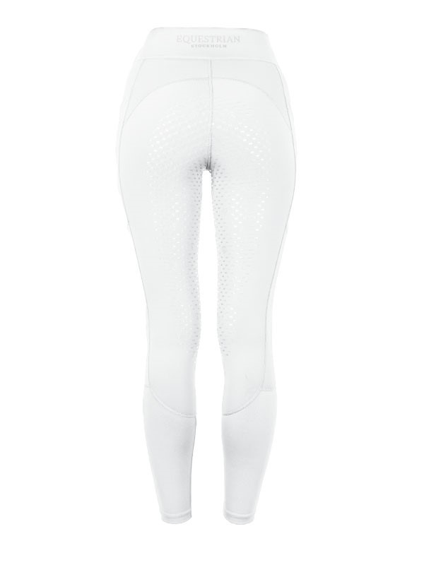 Equestrian Stockholm SS'24 Modern Breeze Riding Tights White Dressage