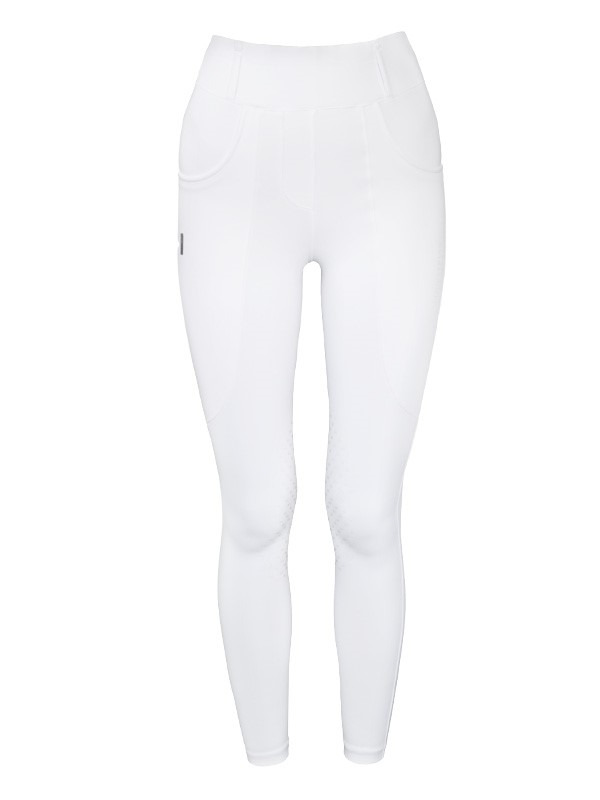 Equestrian Stockholm SS'24 Wit Compressie Tights jump