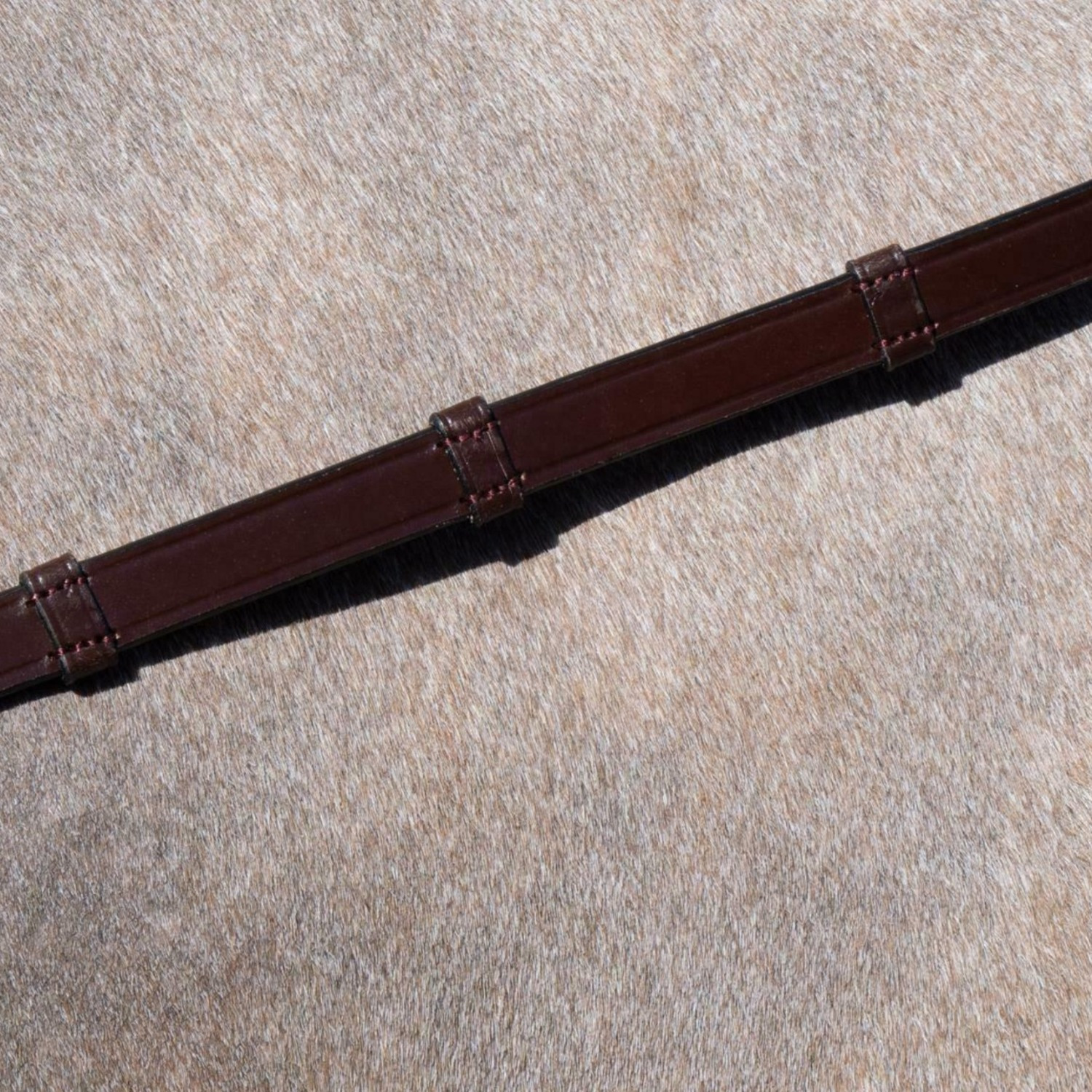 Dyon 5/8" Lederzügel für Stange & Trense mit 7 Lederstegen Working Collection