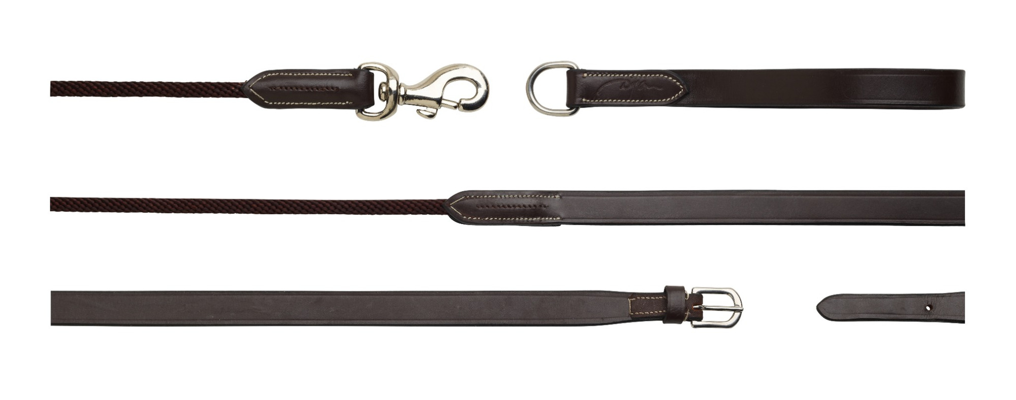 Dyon Schlaufzügel Leder/Nylon 5/8" Working Collection