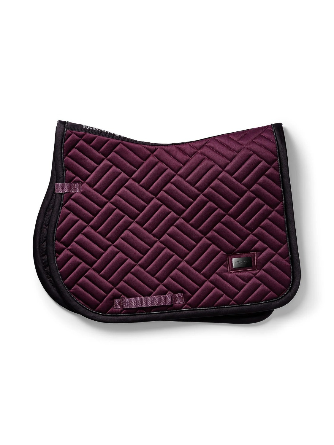 Equestrian Stockholm Jumping Saddle Pad Modern Purple Night