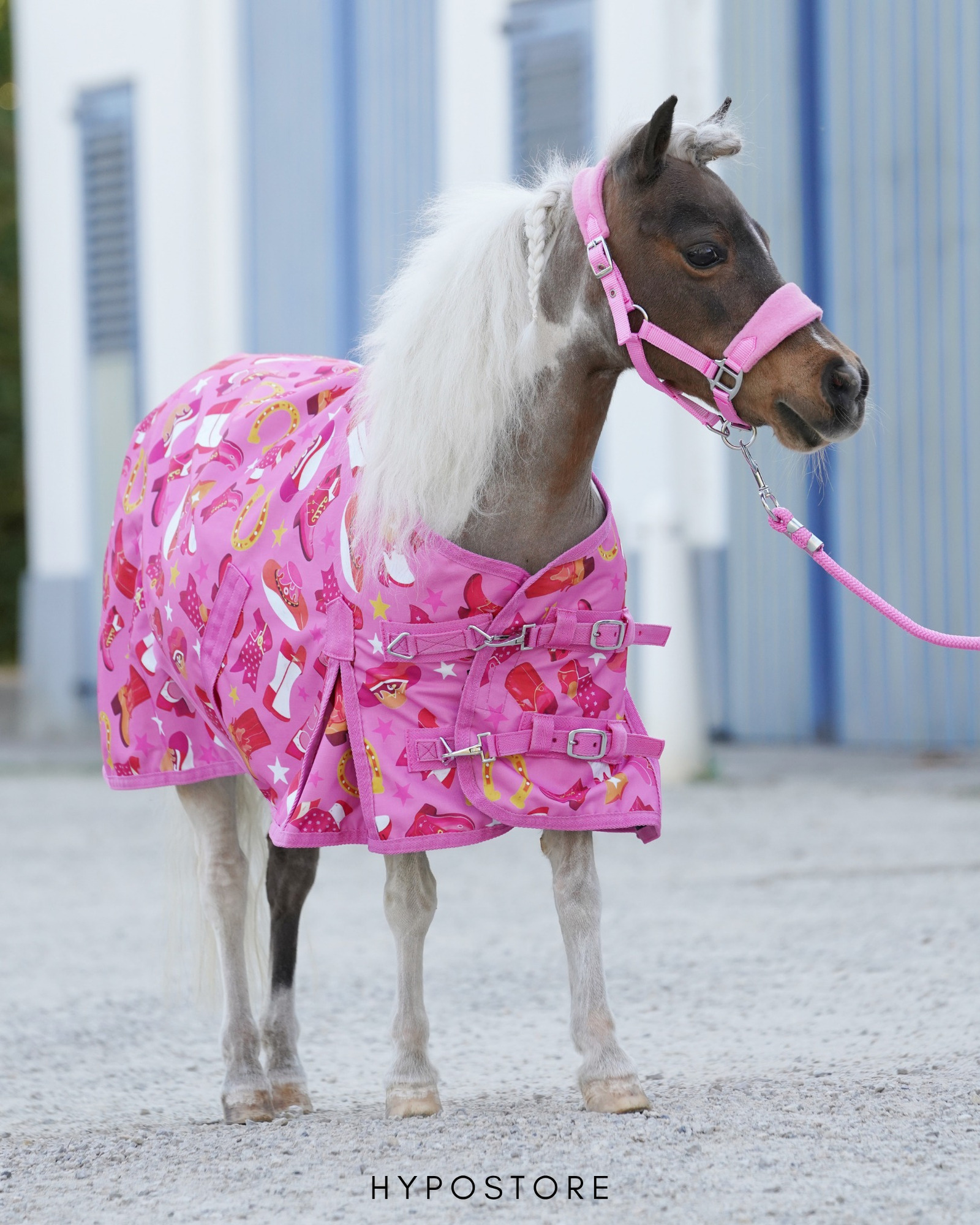 New HB turnout rugs, now with a little more personality 🤠🪽✨