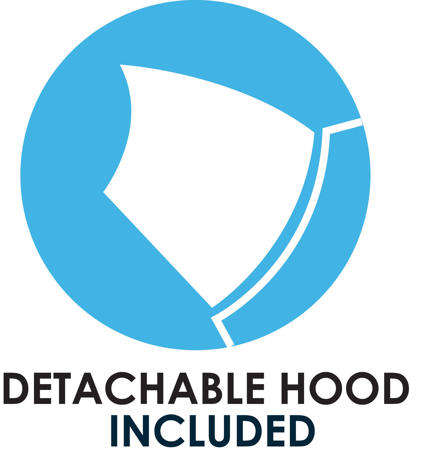 detachable hood