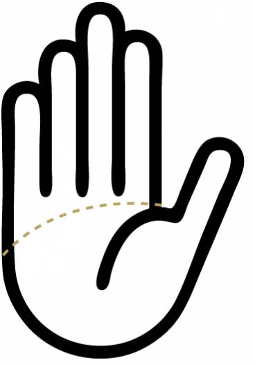 Handschuh Größe