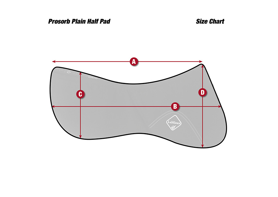 LeMieux halfpad plain